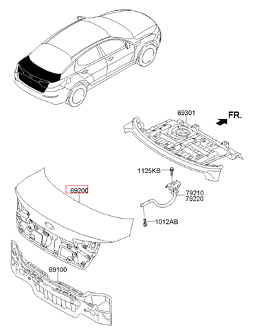 692002T500 Hyundai/Kia