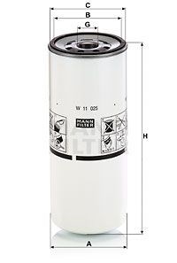 W 11 025 Mann-Filter filtro de aceite