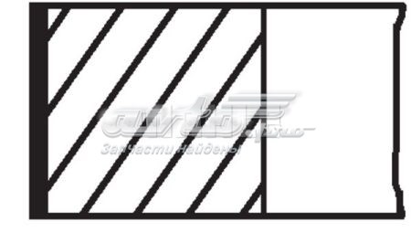 44881N1 Mahle Original Juego de aros de pistón para 1 cilindro, sobremedida (+0,50 mm)