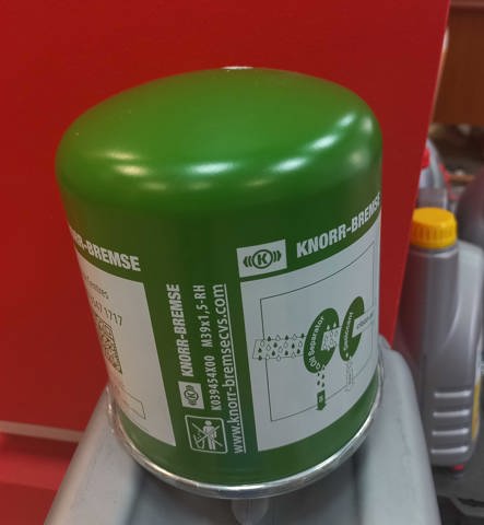 Filtro del desecador de aire (separador de agua y aceite) (camión) Knorr-bremse K039454X00