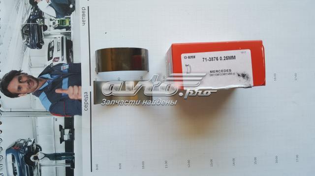 Cojinetes de biela, cota de reparación +0,25 mm Glyco 713876025