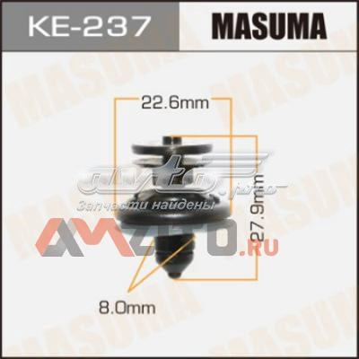 KE237 Masuma clips fijación, revestimiento puerta