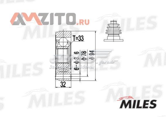 GA10001 Miles junta homocinética interior delantera