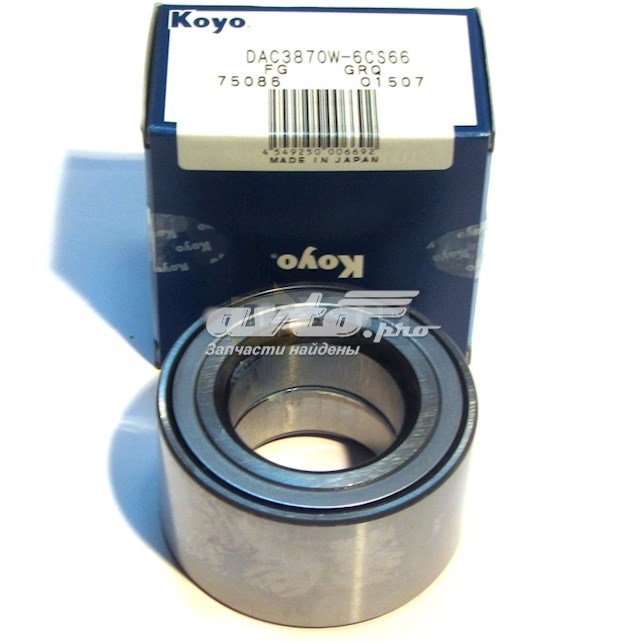 DAC3870W6CS66 Koyo Rodamientos de rueda delantero