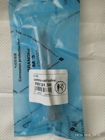Comprar F00VC01346 Bosch Válvula de inyector