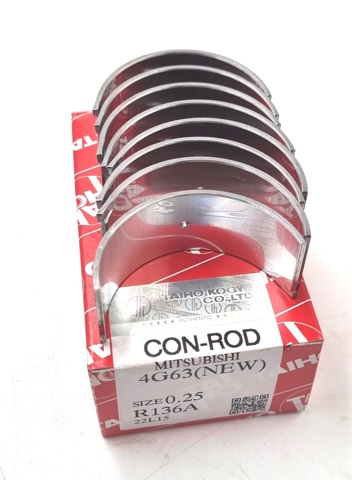 Juego de cojinetes de biela, cota de reparación (+0,25 mm) R136A025 Taiho