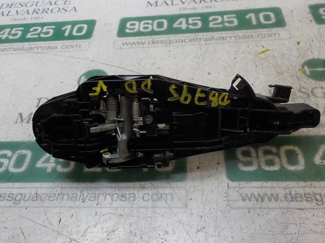 Manija exterior derecha de puerta trasera Peugeot/Citroen 1609239680