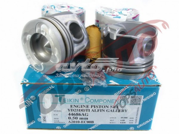 44686AG050 Teikin juego de piston para motor, 2da reparación (+ 0,50)