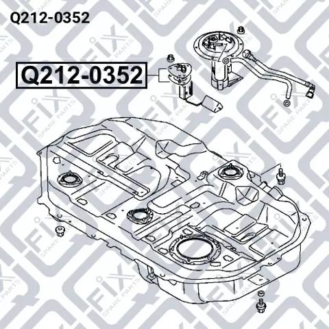 Q2120352 Q-fix Medidor de combustible