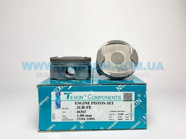 46363100 Teikin juego de piston para motor, 4ta reparación (+1.00)