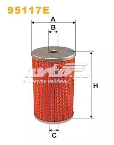 95117E WIX filtro combustible