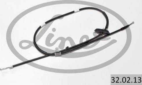 32.02.13 Linex cable de freno de mano trasero derecho/izquierdo