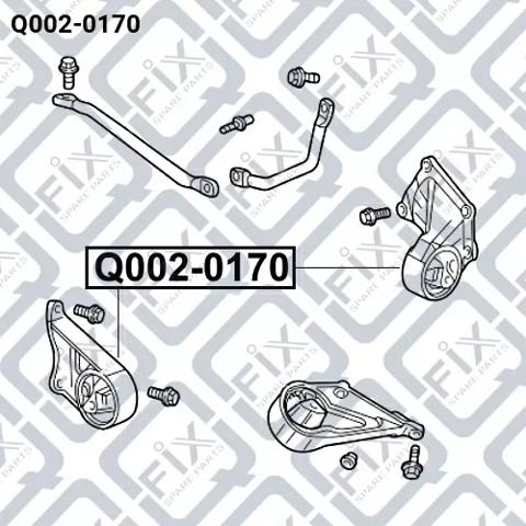 Comprar Q0020170 Q-fix Soporte izquierdo del motor