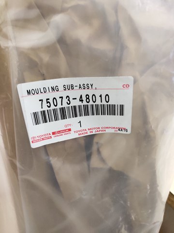 Comprar 7507348010 Toyota Moldura inferior de puerta delantera derecha