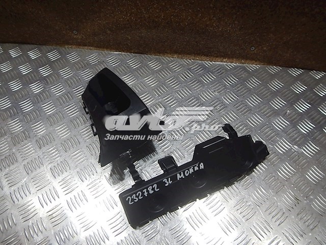 95256261 Opel soporte de guía para parachoques trasero, izquierda