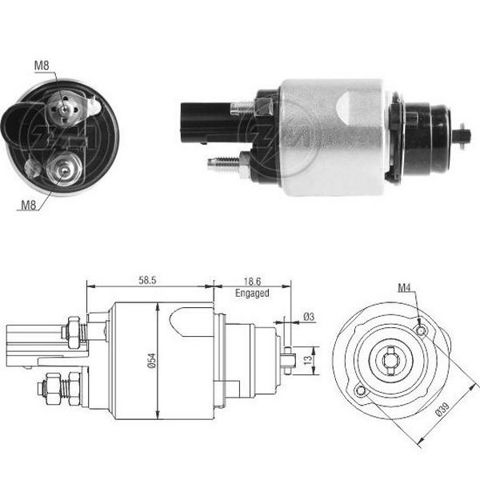 SS3103VALEO As-pl interruptor magnético, estárter