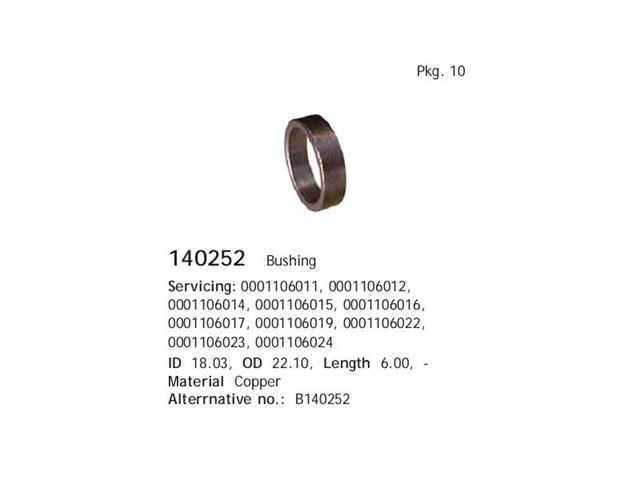 Rodamiento de arranque Cargo 140242 precio, desde 1,70 EUR