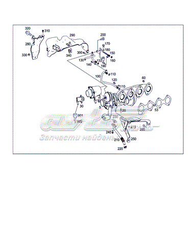 A2710903280 Mercedes turbocompresor