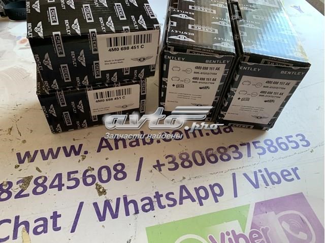 4M0698151AK VAG pastillas de freno delanteras