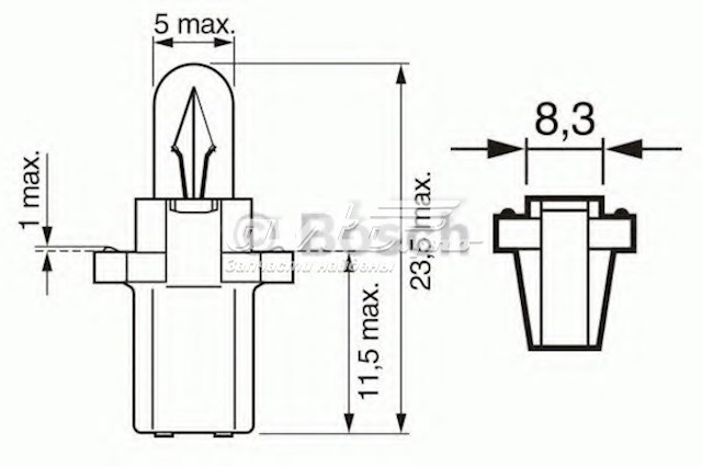 Bombilla BOSCH 1987302515