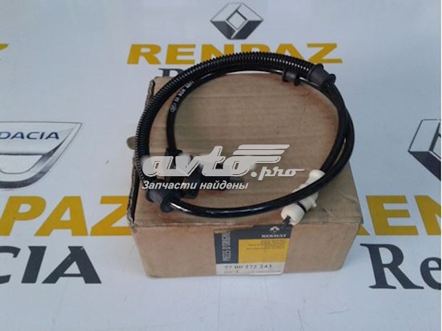 Sensor ABS, rueda trasera izquierda Renault 19 2 (D53, 853)