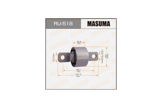 Buje delantero del brazo longitudinal trasero Masuma RU518 precio, desde 19,81 EUR