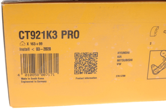 Kit de distribución CT921K3PRO Continental/Siemens