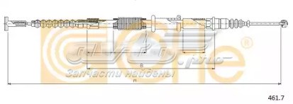 461.7 Cofle cable de freno de mano trasero izquierdo