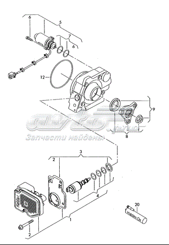 Kit De reparación, Bomba De Acoplamiento Haldex para Volkswagen Transporter (7HA, 7HH, 7EA, 7EH)