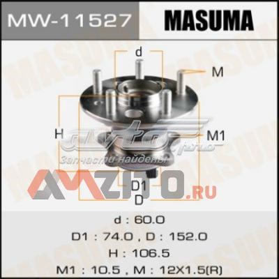 MW11527 Masuma cubo trasero derecho