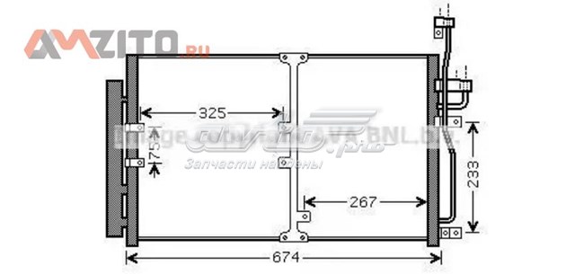 OL5425D AVA condensador aire acondicionado