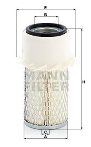 C934X Mann-Filter Filtro de aire de motor