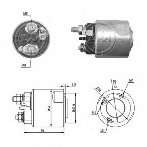 ZM2495 ZM interruptor magnético, estárter