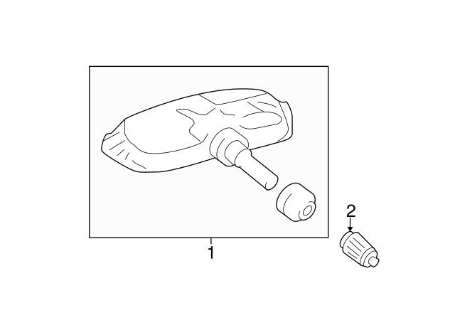Sensor de presión de neumáticos 4260706020 Toyota