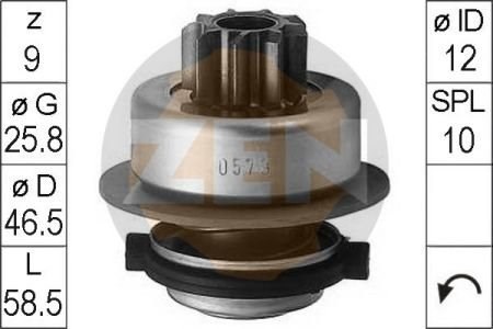 ZN0579 ZEN Bendix motor de arranque