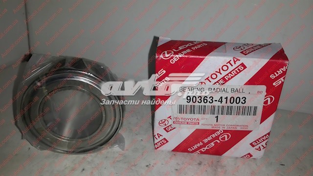 Cojinete, palier, eje delantero TOYOTA 9036341003