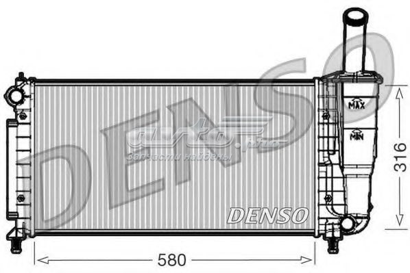 Radiador refrigeración del motor DENSO DRM09105