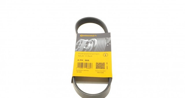 Correa de transmisión trapezoidal Continental/Siemens 5PK585 precio, desde 14,37 EUR