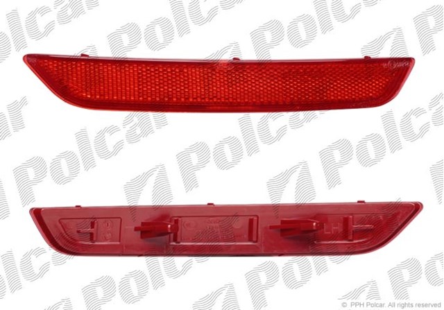 3219981X Polcar reflector, parachoques trasero, derecho