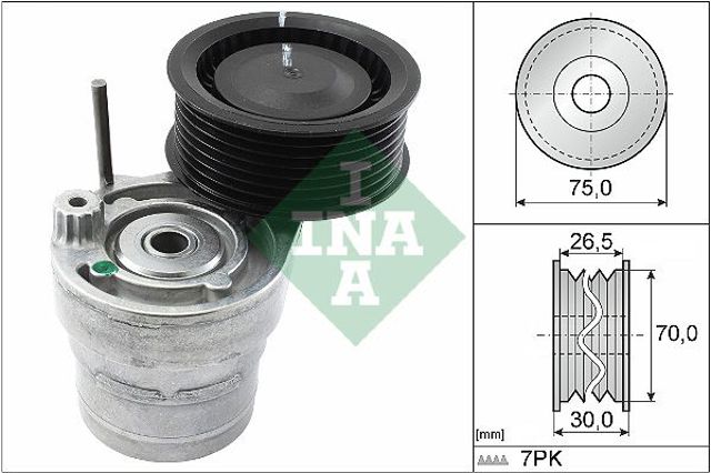 534 0603 10 INA tensor de correa, correa poli v