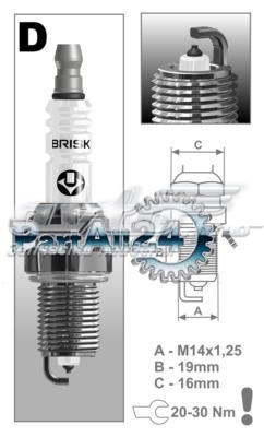 Bujías Brisk DR15YP precio, desde 14,46 EUR