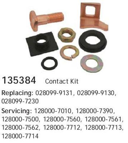Kit de reparación del solenoide de arranque 135384 Cargo