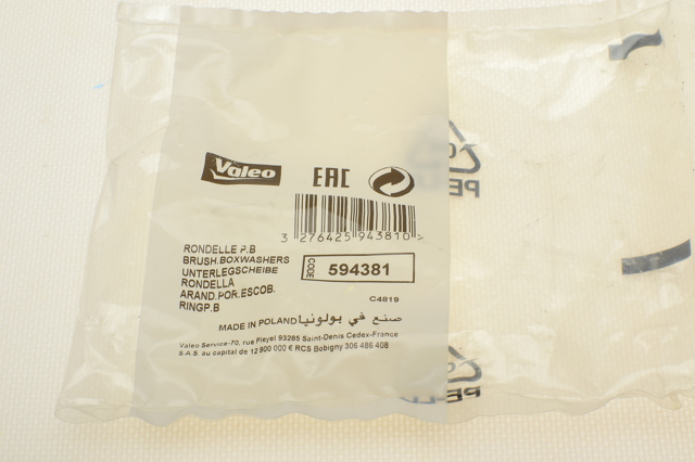 Comprar 594381 VALEO Portaescobillas motor de arranque