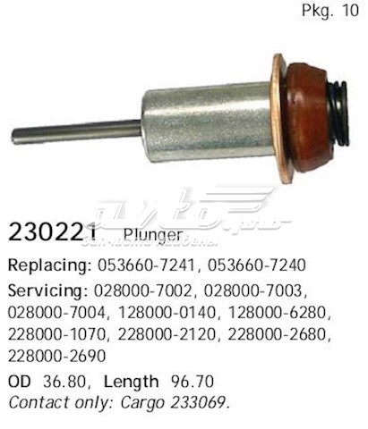 Comprar 230221 Cargo Kit de reparación del solenoide de arranque