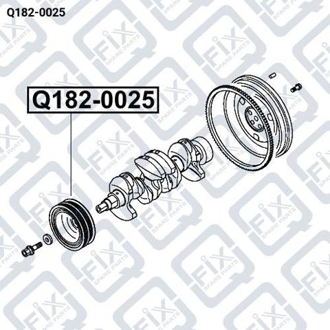 Polea dámper Q-fix Q1820025