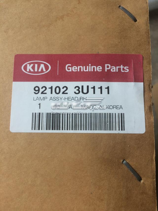 921023U111 Hyundai/Kia Luz derecha