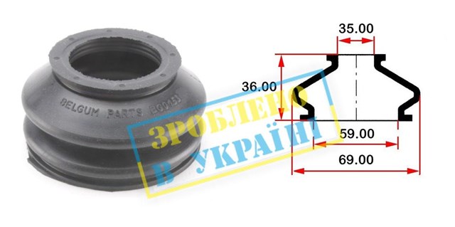 Guardapolvo de rótula de dirección Belgum BG0153 precio, desde 4,53 EUR