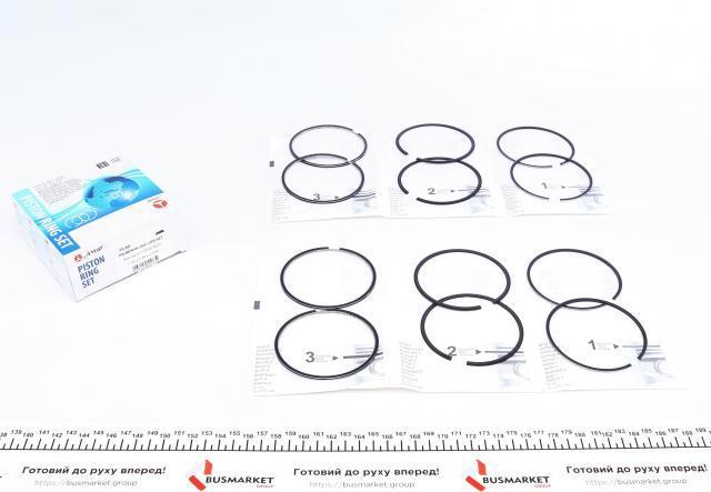 Aros de pistón para 1 cilindro, STD PRREN443841000SET AMP/Paradowscy