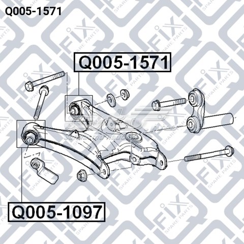 Comprar Q0051571 Q-fix Buje del brazo inferior trasero