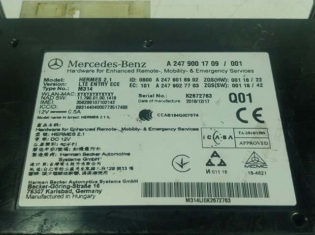  A2479001709 Mercedes